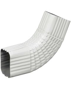 Spectra Metals 3 x 4 In. Aluminum White Side Downspout Elbow