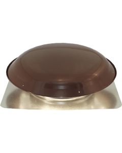 Ventamatic 1600 CFM Heavy-Duty Galvanized Steel Power Roof Mount Attic Vent Brown