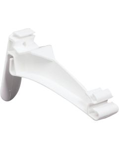 Amerimax 5 In. Traditional K-Style White Vinyl Hidden Gutter Hanger