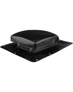 NorWesco 50 Sq. In. UV Resistant Polyethylene Roof Vent, Black