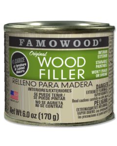 6 Oz Eclectic 36141102 Ash Famowood Solvent Based Original Wood Filler