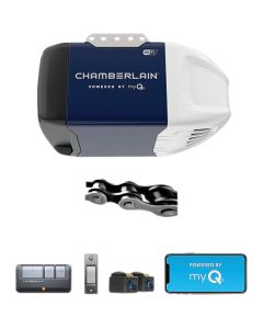 Chamberlain C2202 1/2 HP Smartphone Controlled Chain Drive Garage Door Opener