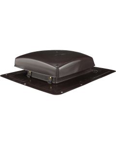 NorWesco 50 Sq. In. UV Resistant Polyethylene Roof Vent, Dark Brown