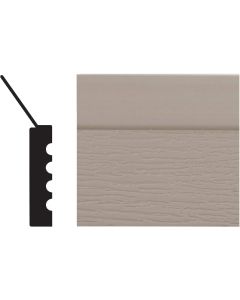 Royal Thermo Stop 2 In. W. x 7/16 In. H. x 16 Ft. L. Sandstone PVC Weatherstrip Garage Door Stop