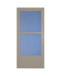 Larson Easy Vent 146 Series 36 In. W x 81 In. H x 1-7/8 In. Thick Sandstone Mid View Aluminum Storm Door