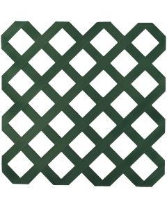 Deckorators 4 Ft. W x 8 Ft. L x 1/8 In. Thick Dark Green Vinyl Lattice Panel