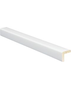 Inteplast Building Products 15/16 In. W. x 15/16 In. H. x 8 Ft. L. Crystal White Polystyrene Large Outside Corner Molding