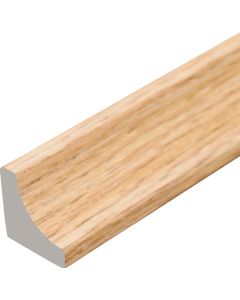 Westlake Royal Building Products 3/4 In. W. x 3/4 In. H. x 8 Ft. L. Acadia Oak PVC Scotia Cove Molding