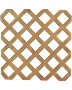 Deckorators 4 Ft. W x 8 Ft. L x 1/8 In. Thick Cedar Colored Vinyl Lattice Panel