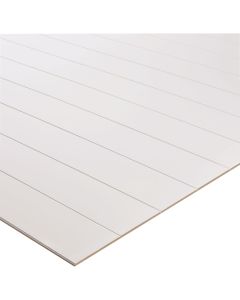 Global Product Sourcing 7/32 In. x 4 Ft. x 8 Ft. White Nickel Gap Shiplap Panel