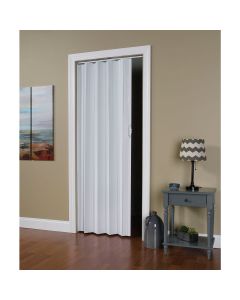 Spectrum Via 24 In. to 36 In. W. x 80 In. H. White Accordion Folding Door