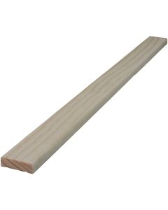 Alexandria Moulding 3/8 In. W. x 3-1/4 In. H. x 7 Ft. L. Solid Pine Stop Molding