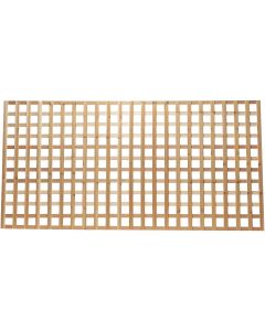 Real Wood Products 4 Ft. W x 8 Ft. L x 11/16 In. Thick Natural Western Red Cedar Heavy-Duty Lattice Panel