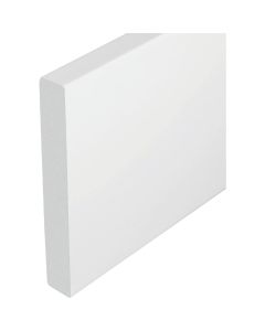 Westlake Royal Building Products 3-1/4 In. W. x 14/25 In. H. x 8 Ft. L. White Craftsman Base Molding