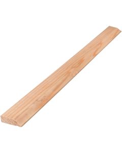 Alexandria Moulding 7/16 In. W. x 1-3/8 In. H. x 7 Ft. L. Solid Pine Colonial Stop Molding