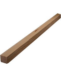 Alexandria Moulding 1-1/16 In. W. x 1-1/16 In. H. x 8 Ft. L. Solid Pine Square Molding