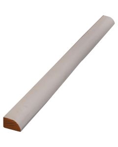 Alexandria Moulding 1/2 In. W. x 3/4 In. H. x 8 Ft. L. White Finger Joint Pine Base Shoe Molding