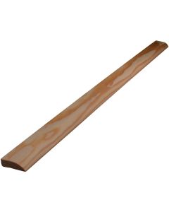 Alexandria Moulding 7/16 In. W. x 1-3/8 In. H. x 7 Ft. L. Solid Pine Ranch Stop Molding