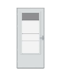 Larson Screenaway Lifestyle 2.0 36 In. White Midview Storm Door