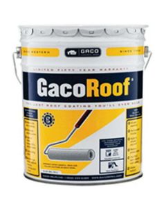 5 Gal Gaco GR1673 Black GacoRoof Silicone Roof Coating