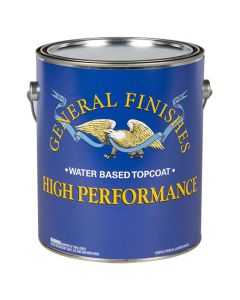 1 Qt General Finishes QTHS Clear High Performance Water-Based Topcoat, Satin