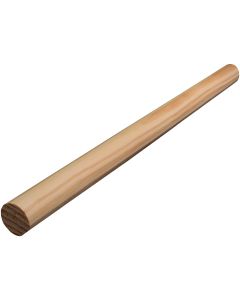 Alexandria Moulding 1-5/16 In. x 8 Ft. Solid Pine Full Round Molding