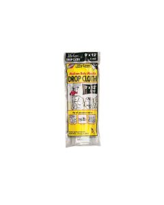 9' x 12' Premier 11040 Global Guard Light Plastic Dropcloth .3-Mil