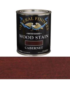 1 Qt General Finishes WZQT Cabernet Wood Stain Water-Based Penetrating Stain