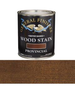 1 Qt General Finishes WVQT Provincial Wood Stain Water-Based Penetrating Stain