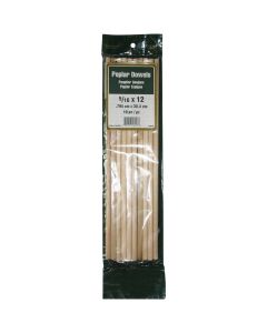 Madison Mill 5/16 In. x 12 In. Poplar Dowel Rod (10 Pieces)