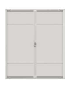 Larson Brisa 68 In. To 72 In. W x 80 In. to 81 In. H Double Door White Retractable Screen