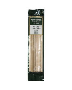 Madison Mill 1/2 In. x 12 In. Poplar Dowel Rod (6 Pieces)