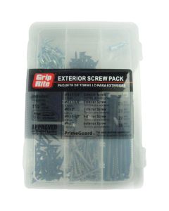 Grip-Rite Exterior Steel Screw Assortment Kit (115 Pcs.)