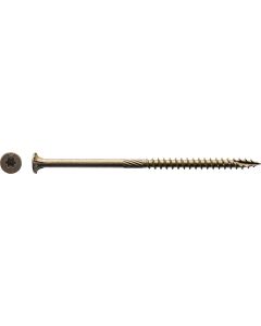 Big Timber #10 x 4 In. Bronze Flat Head Wood Screw (48 Ct., 1 Lb.)