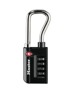 Master Lock 1-5/16 In. Wide Number Combination Luggage Lock with Extended Reach (TSA Accepted)