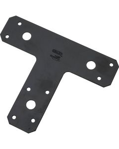 National Catalog 1161BC 6 In. x 5 In. Black Heavy Duty T-Plate