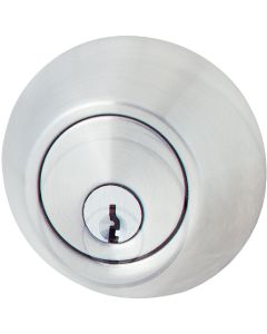 Steel Pro Satin Chrome Double Cylinder Deadbolt