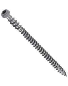 FastenMaster TrapEase 3, #10 x 2-1/2 In. Gray Ultimate Composite Deck Screw (75 Ct. Box)