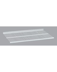 Organized Living FreedomRail 2 Ft. W. x 16 in. D Profile Ventilated Closet Shelf, White