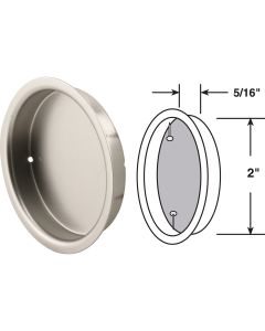 Prime-Line 2 In. Closet Finger Door Pull (2 Count)