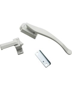 National White Storm Door Lift Latch