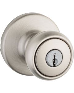 Kwikset Tylo Satin Nickel Entry Door Knob