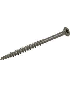 Grip-Rite PrimeGuard Plus #8 x 1-1/4 In. Premium Star Green Deck Screw (250 Ct. Jar)