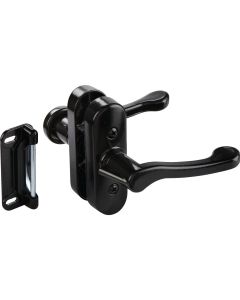 National Black Lever Screen/Storm Door Latch