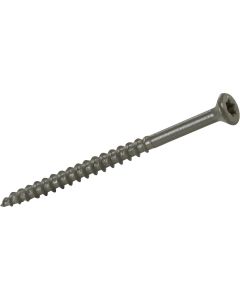 Grip-Rite PrimeGuard Plus #8 x 1-5/8 In. Premium Star Green Deck Screw (550 Ct. Jar)