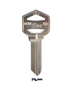 ILCO Kwikset Nickel Plated House Key, EZ1-KW1 (10-Pack)