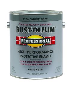 1 Gallon Rust-Oleum 7786402 Smoke Gray Professional High Performance Protective Enamel