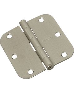 3-1/2" Sq Crnr Int Hinge Sn 3pk