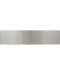 National 8 In. x 34 In. Satin Nickel Aluminum Kickplate