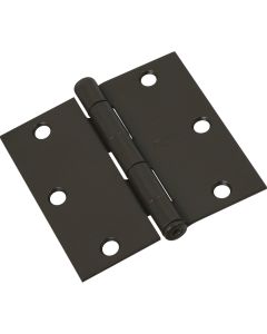 National 3-1/2 In. Square Oil Rubbed Bronze Door Hinge